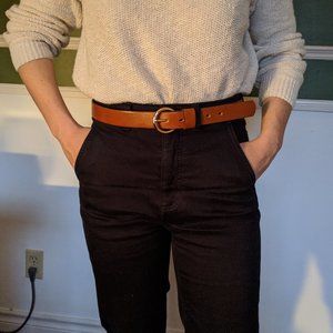 Brown Leather Belt